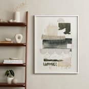 "Reflected" - Art Print in Beige by Lorent and Leif - In a Room