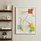 "We are all connected" - Art Print in Muted Multi by Jennifer Morehead - In a Room