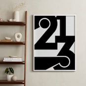"LA  213" - Art Print in Black and White by Jennifer Morehead - In a Room