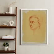 "Day Dream" - Art Print in Terra Cotta by Stephanie Chang - In a Room