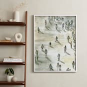 "Berlin at midday" - Art Print in Sand yellow by Lulaloo - In a Room