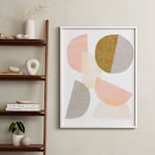 "Shifting" - Art Print in Blush by Kelly Nasuta - In a Room