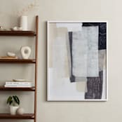 "History Repeats" - Art Print in Sand by Jennifer Daily - In a Room