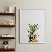 "Pining for Pineapple" - Art Print in pineapple green by Joni Tyrrell - In a Room