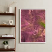 "Abstract Painting4" - Art Print in plum by Ramoncita - aticnomar - In a Room