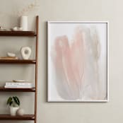 "Randomness" - Art Print in dusty peach by Helen Halik - In a Room