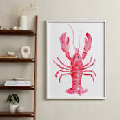 "Aragosta" - Art Print in Crustacean by Rochelle Renee - In a Room