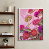"Bright Good Morning" - Art Print in Soft Pink by Kate Dailey - In a Room