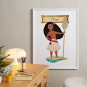 "Disney's Moana the Voyager" - Personalized Art Print in Deep Sea by Lori Wemple - In a Room