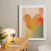 "Gradient Silhouette" - Art Print in Sunset by Baumbirdy - In a Room