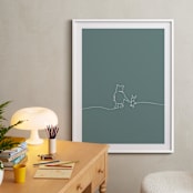 "A Simple Stroll" - Art Print in Forest by Britt Mills - In a Room