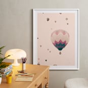 "To The Stars" - Art Print in Pale Pink by Caroline Mint - In a Room