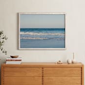 "Blue Horizons" - Art Print in Nautical Teal by Eleanor Black - In a Room