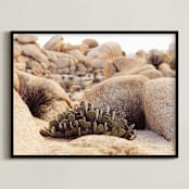 "Desert Daze" - Art Print in Desert Orange by Briana Grace - Framed