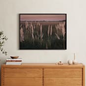 "Pampas grass" - Art Print in Sunset by Lucia Coppola - In a Room