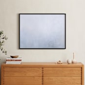 "Beautiful Nature Three" - Art Print in Soft Whites by Sher Schier - In a Room
