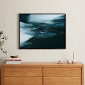 "Dark & Stormy" - Art Print in Blue Storm by Melissa Anne McClain - In a Room