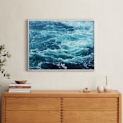 "Vortex" - Art Print in Ocean by ALICIA BOCK - In a Room