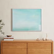 "Whitehaven" - Art Print in Mabel by Artsy Canvas Girl Designs - In a Room