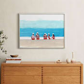 "Lifeguards" - Art Print in swimsuit by Jenny Partrite - In a Room