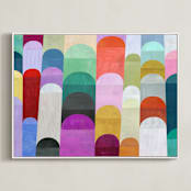 "Half Dome" - Art Print in Half Dome by melanie mikecz - Framed Canvas