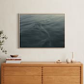 "Calm Water" - Art Print in Deep Emerald Green by Cristina Marie - In a Room