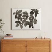 "Light Dappled" - Art Print in Ink Wash Grey Sepia by Lise Gulassa - In a Room