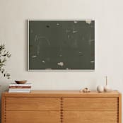 "Play" - Art Print in Green by Shiho Whitehead - In a Room