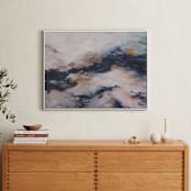 "Enough" - Art Print in Navy by Candice Buchanan - In a Room