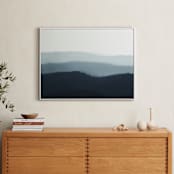 "Ridgeline" - Art Print in Indigo by Rebecca Rueth - In a Room