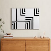 "Edges" - Art Print in Onyx by Bethania Lima - In a Room