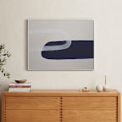 "Pods II" - Art Print in Midnight by Amy Gray - In a Room