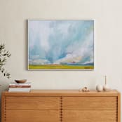 "Savannah Lands" - Art Print in Golden Yellow by Emily Jeffords - In a Room