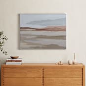 "Blushing Expanse" - Art Print in Expanse by Kati Ramer - In a Room