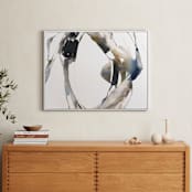 "Surrounding" - Art Print in grey wash by Michelle Lee - In a Room