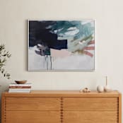 "Following The Pack" - Art Print in Midnight Blue by Jennifer Daily - In a Room