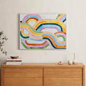 "Sun River" - Art Print in Sunshine by Lise Gulassa - In a Room