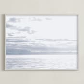 "Visionary" - Art Print in Glacial by Courtney Crane - Framed