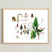 "A Love Letter to the Pacific North West " - Art Print in Oregon Clouds by Theresa Bear - Framed