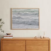 "Seaside #50" - Art Print in Wavey Green by Tal Paz-Fridman - In a Room