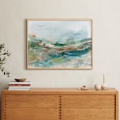 "Wild Range" - Art Print in Sea by Lindsay Megahed - In a Room