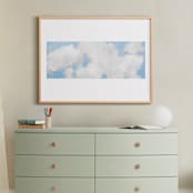 "Cumulus" - Art Print in White by Lynne Millar - In a Room