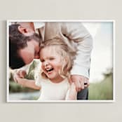 "The Big Picture: Father's Day Framed Photo" - Framed Photo in White by Minted - Framed