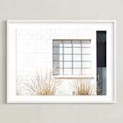 "Ballroom 2" - Art Print in White by Haley Warner - Framed