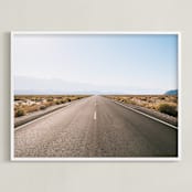 "Desert Highway" - Art Print in Desert Sky by Anna Western - Framed