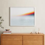 "Frozen Prism" - Art Print in Fuschia by Baumbirdy - In a Room