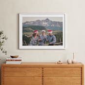 "The Big Picture: Holiday Framed Photo" - Framed Photo in White by Minted - In a Room