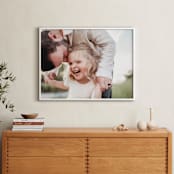 "The Big Picture: Father's Day Framed Photo" - Framed Photo in White by Minted - In a Room