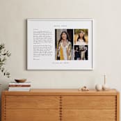 "Minimalist Three Photo: Framed Photo" - Framed Photo in White by Jennifer Postorino - In a Room