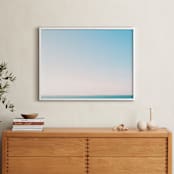 "Martha's Horizon" - Art Print in Sky Blue by Whitney Deal - In a Room